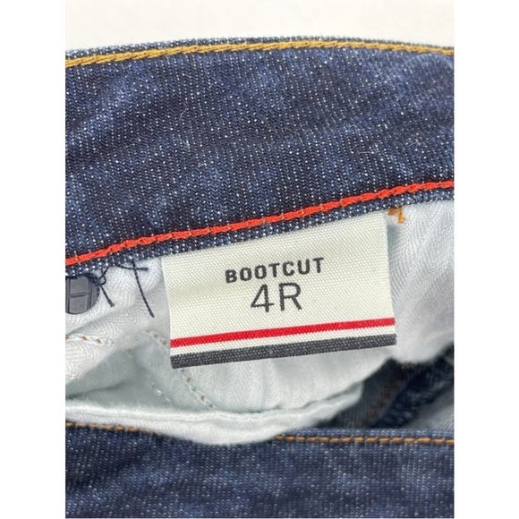 Tommy Hilfiger Women's Low Rise Dark Wash Bootcut Denim Jeans Size 4R - 28W - Picture 8 of 13